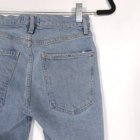 AGOLDE Women's Jeans SOPHIE Size 25‎ ORGANIC COTTON Distressed Skinny A123-3002